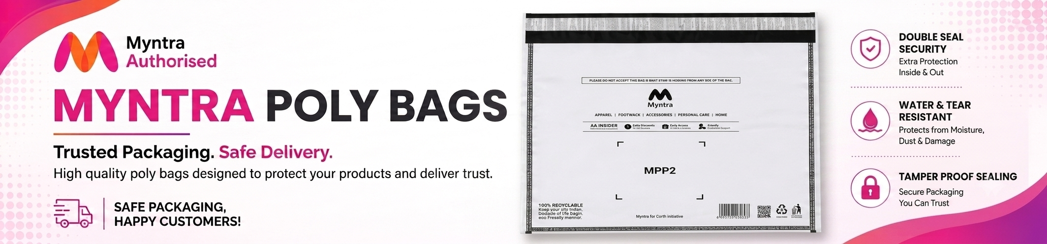myntra poly bags banner