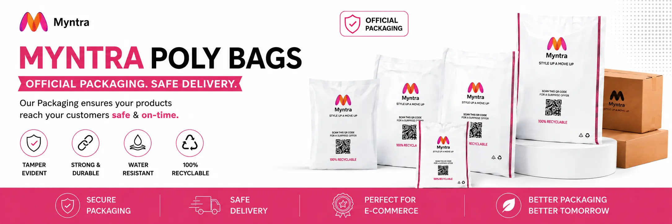 Myntra Branded Poly Bag